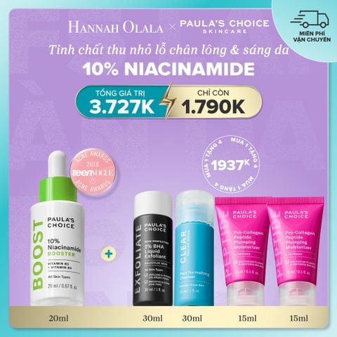  DEAL 4: TINH CHẤT THU NHỎ LỖ CHÂN LÔNG VÀ LÀM SÁNG DA 10% NIACINAMIDE 20ML 