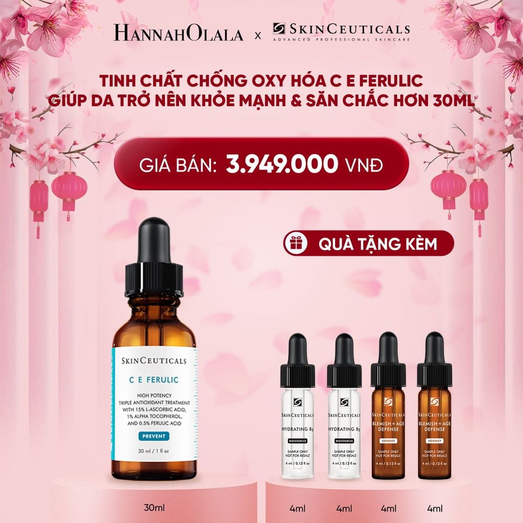  A30_DEAL 4 TINH CHẤT CHỐNG OXY HÓA C E FERULIC GIÚP DA TRỞ NÊN KHỎE MẠNH & SĂN CHẮC HƠN 30ML 