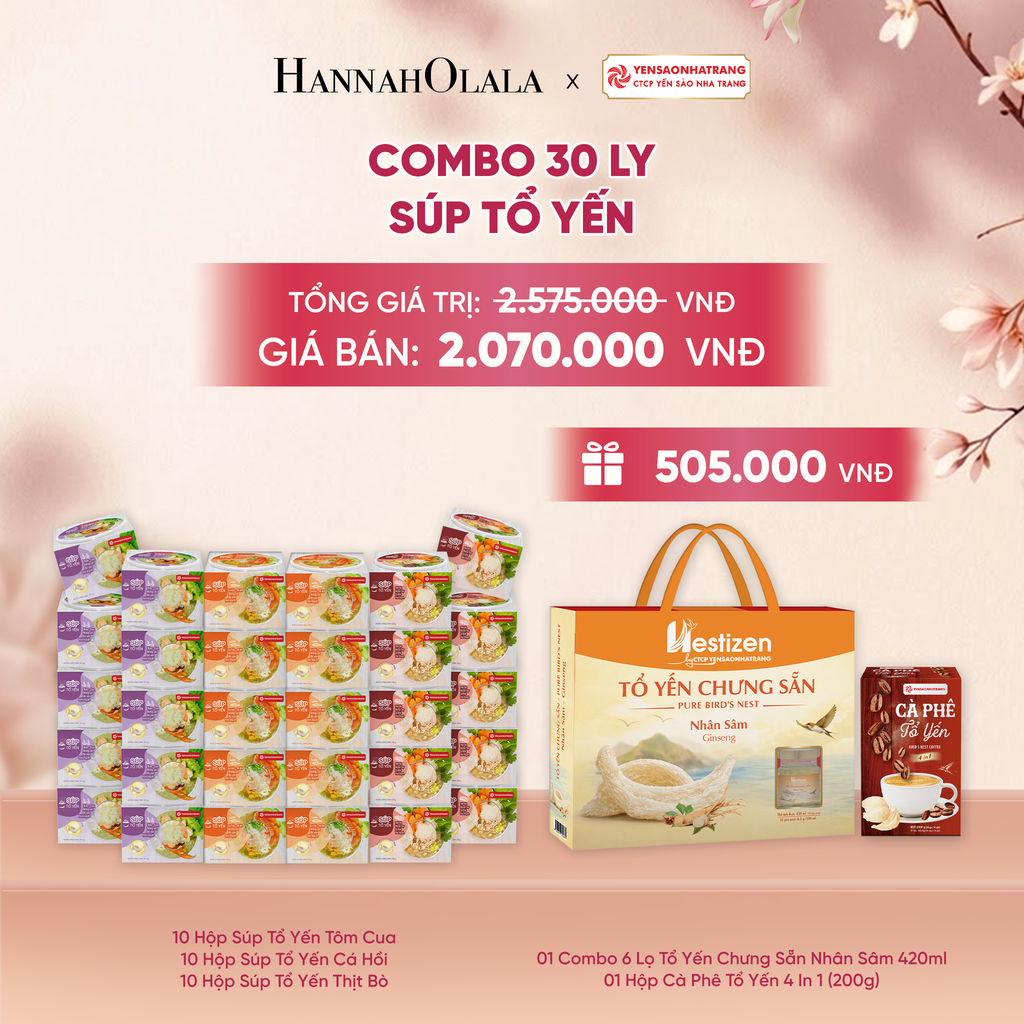  COMBO 30 LY SÚP TỔ YẾN - DEAL 4 - A430 