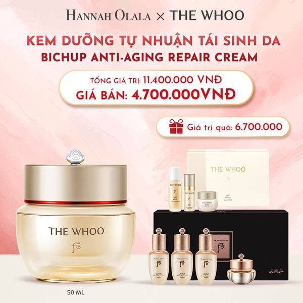  D35_DEAL04: KEM DƯỠNG TỰ NHUẬN TÁI SINH DA THE WHOO BICHUP ANTI-AGING REPAIR CREAM 50ML 