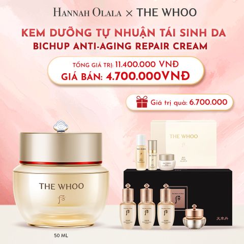  D35_DEAL04: KEM DƯỠNG TỰ NHUẬN TÁI SINH DA THE WHOO BICHUP ANTI-AGING REPAIR CREAM 50ML 