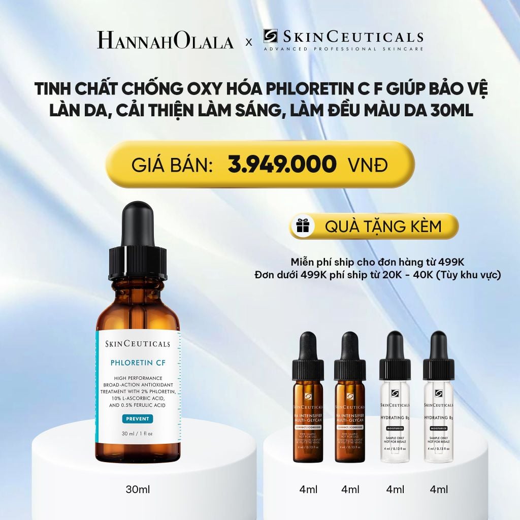  TINH CHẤT CHỐNG OXY HÓA PHLORETIN C F GIÚP BẢO VỆ LÀN DA, CẢI THIỆN LÀM SÁNG, LÀM ĐỀU MÀU DA 30ML - DEAL 5 : 