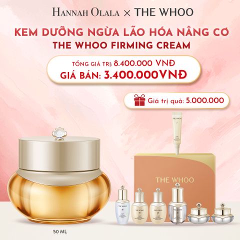  D36_DEAL05: KEM DƯỠNG NGỪA LÃO HÓA NÂNG CƠ THE WHOO FIRMING CREAM 50ML 