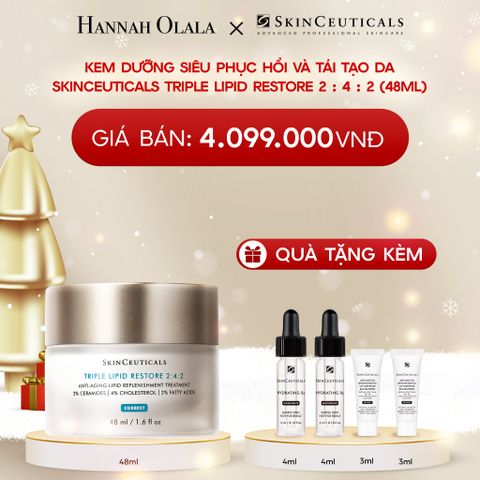  A973_DEAL 6 KEM DƯỠNG SIÊU PHỤC HỒI VÀ TÁI TẠO DA SKINCEUTICALS TRIPLE LIPID RESTORE 2 : 4 : 2 (48ML) 