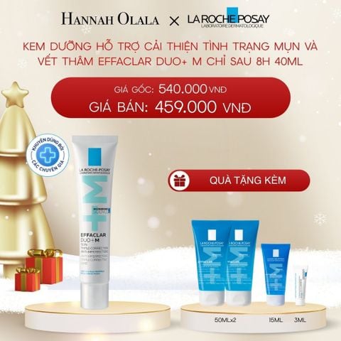  A962_DEAL 6: KEM DƯỠNG HỖ TRỢ CẢI THIỆN TÌNH TRẠNG MỤN VÀ VẾT THÂM EFFACLAR DUO+ M CHỈ SAU 8H 40ML 
