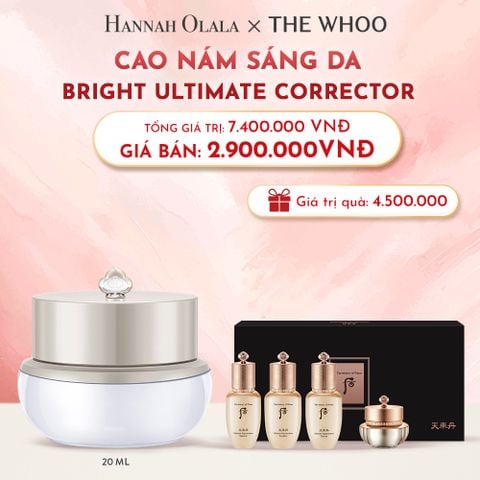  D38_DEAL07: PHIÊN BẢN 2025 - CAO NÁM SÁNG DA WHOO GONGJINHYANG BRIGHT ULTIMATE CORRECTOR 20ML 