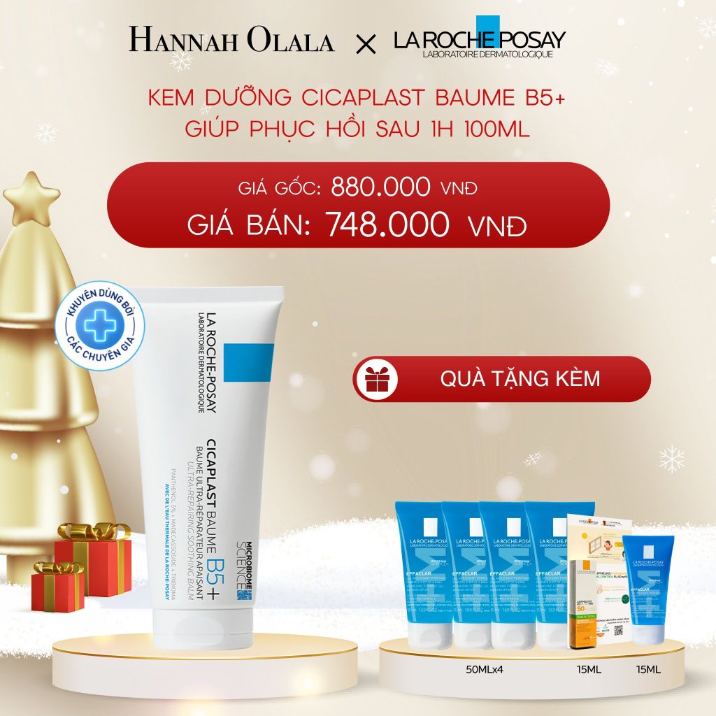  A963_DEAL 7: KEM DƯỠNG CICAPLAST BAUME B5+ GIÚP PHỤC HỒI SAU 1H 100ML 