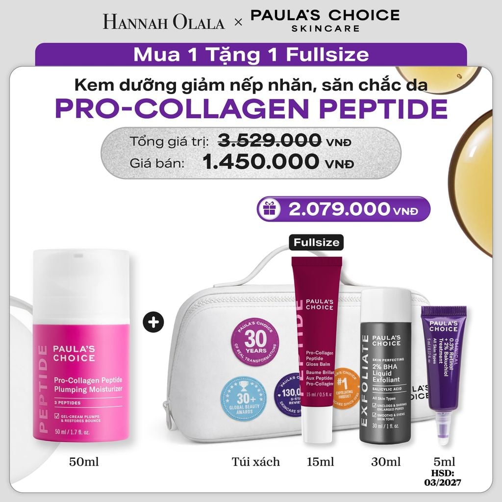  KEM DƯỠNG ẨM CĂNG MỌNG VÀ GIẢM NẾP NHĂN PRO-COLLAGEN 50ML - DEAL 07 - E18 
