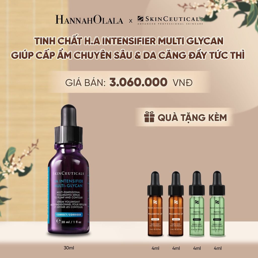 TINH CHẤT CHUYÊN BIỆT H.A. INTENSIFIER MULTI-GLYCAN HỖ TRỢ TĂNG CƯỜNG HÀM LƯỢNG HYALURONIC ACID TRONG DA 