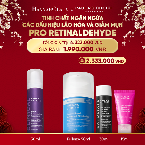  DEAL 9: TINH CHẤT RETINALDEHYDE NGĂN NGỪA CÁC DẤU HIỆU LÃO HÓA VÀ HỖ TRỢ GIẢM MỤN 30ML 