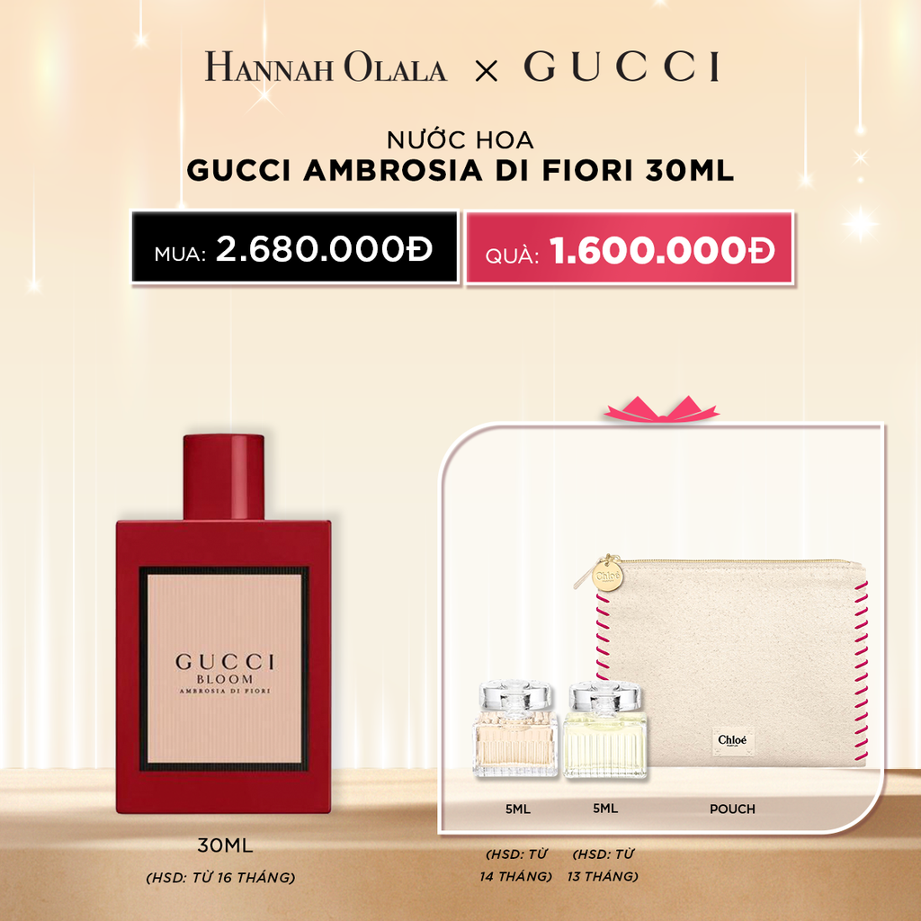  DEAL 1: NƯỚC HOA GUCCI AMBROSIA DI FIORI 30ML 