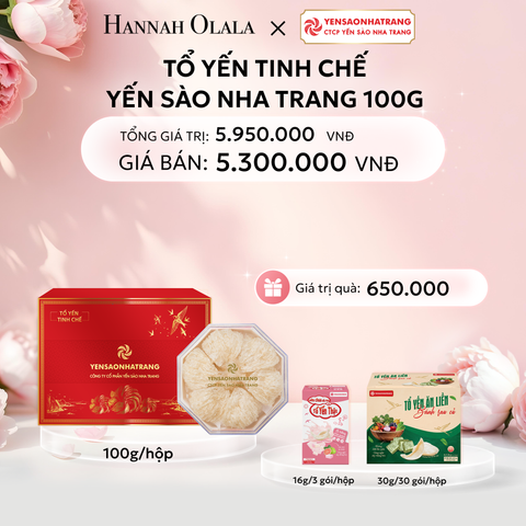  E177: DEAL 2: TỔ YẾN TINH CHẾ YẾN SÀO NHA TRANG - 100G 