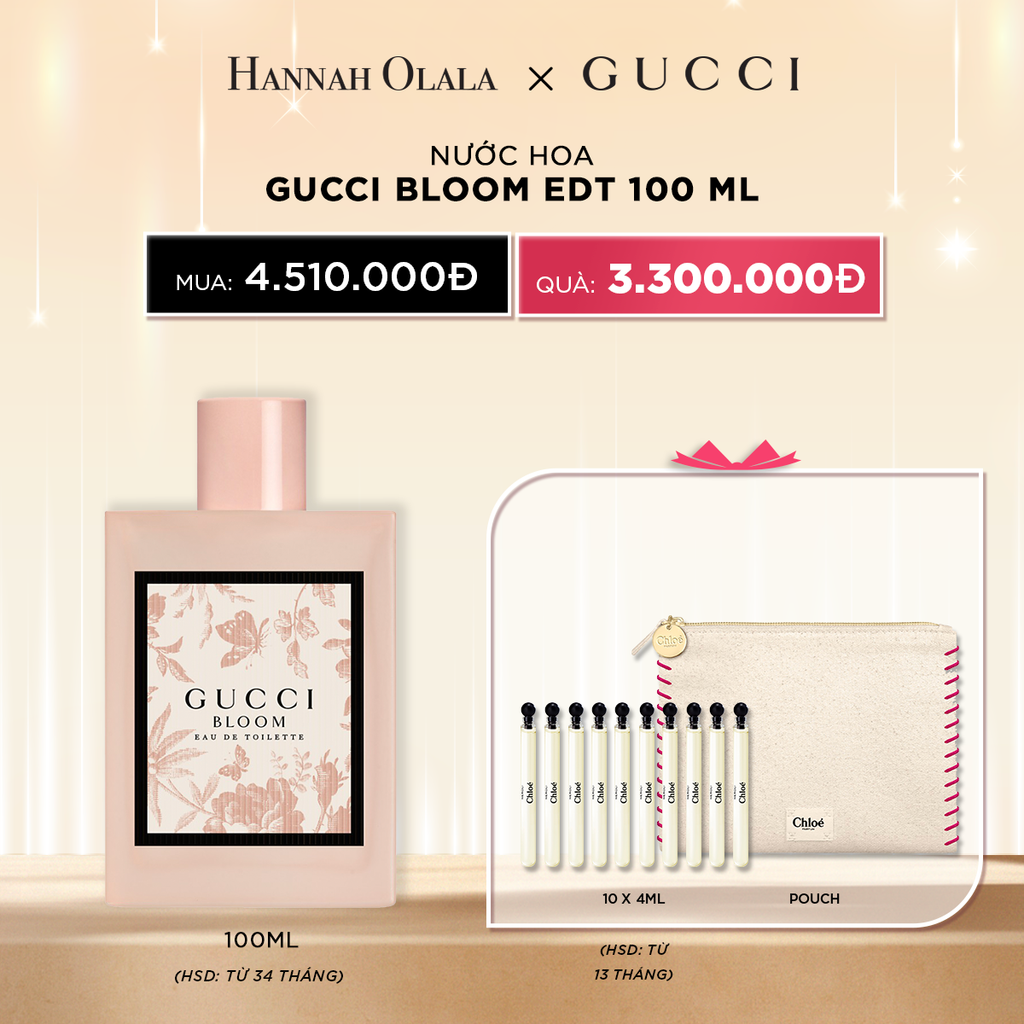  DEAL 2: NƯỚC HOA GUCCI BLOOM EDT 100 ML 