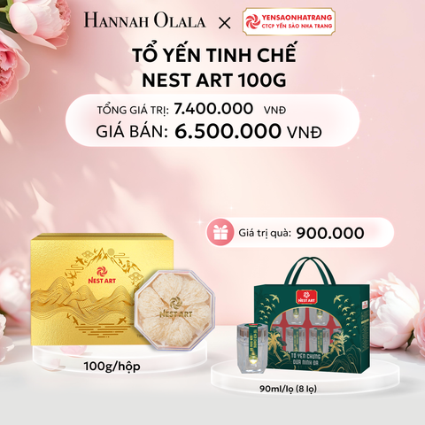 E179: DEAL 4: TỔ YẾN TINH CHẾ NEST ART - 100G 