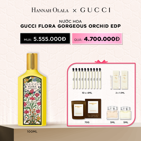  DEAL 4: NƯỚC HOA GUCCI FLORA GORGEOUS ORCHID EDP 100 ML 