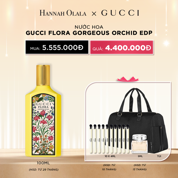  DEAL 5: NƯỚC HOA GUCCI FLORA GORGEOUS ORCHID EDP 100 ML 