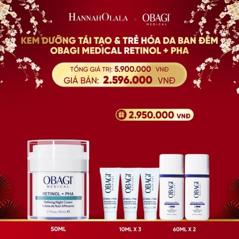  DEAL 5: KEM DƯỠNG TÁI TẠO VÀ TRẺ HÓA DA BAN ĐÊM RETINOL + PHA​ 50ML 
