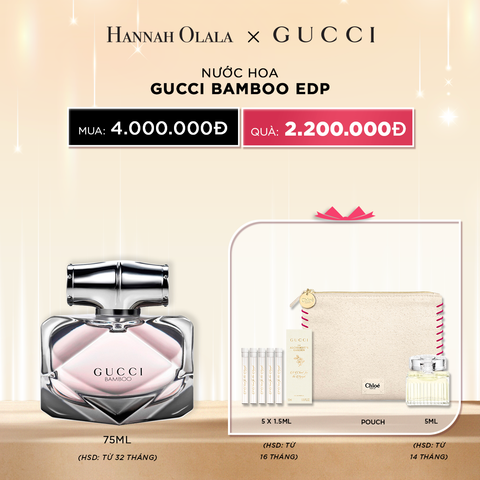  DEAL 6: NƯỚC HOA GUCCI BAMBOO EDP 75 ML 