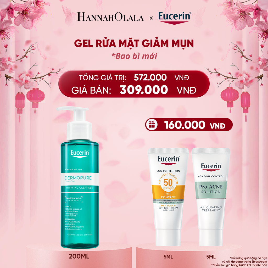  A1015_DEAL 06: GEL RỬA MẶT CHO DA NHỜN MỤN PRO ACNE 200ML 