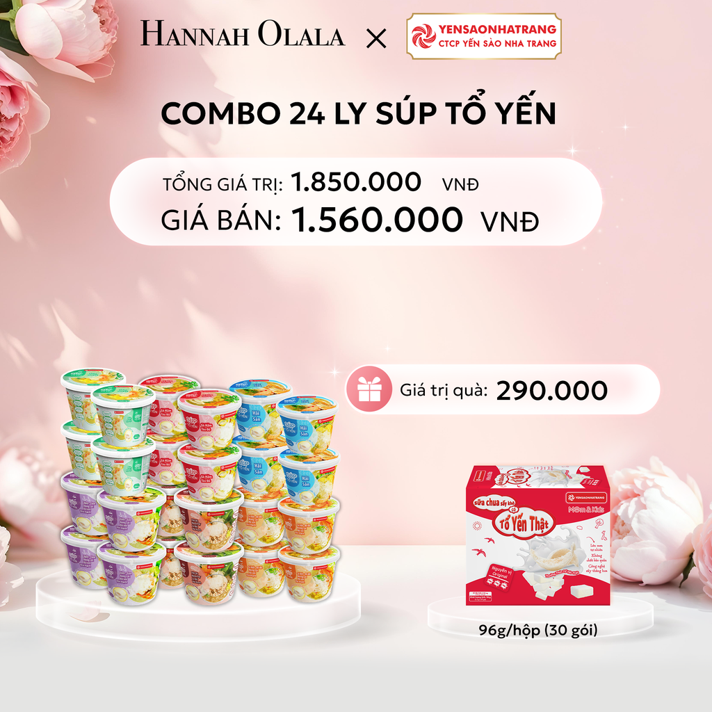  E182: DEAL 7: COMBO 24 LY SÚP TỔ YẾN 