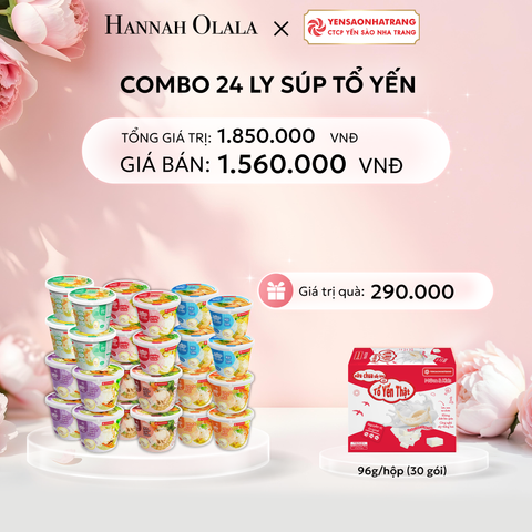  E182: DEAL 7: COMBO 24 LY SÚP TỔ YẾN 
