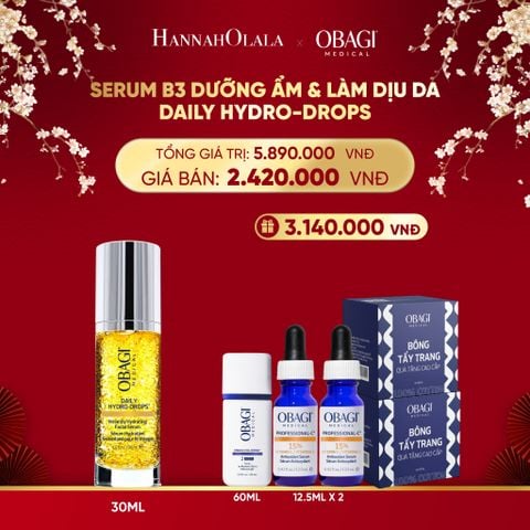  DEAL 7: SERUM B3 DƯỠNG ẨM VÀ LÀM DỊU DA DAILY HYDRO-DROPS 30ML ​ 