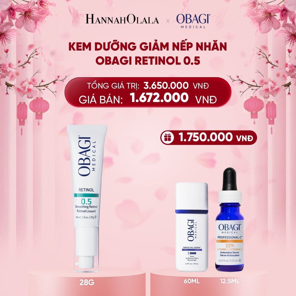  DEAL 7: KEM DƯỠNG ẨM VÀ GIẢM NẾP NHĂN RETINOL 0.5 28G 