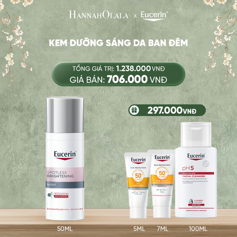  DEAL 8: KEM DƯỠNG SÁNG DA BAN ĐÊM EUCERIN SPOTLESS BRIGHTENING NIGHT CREAM 50ML 