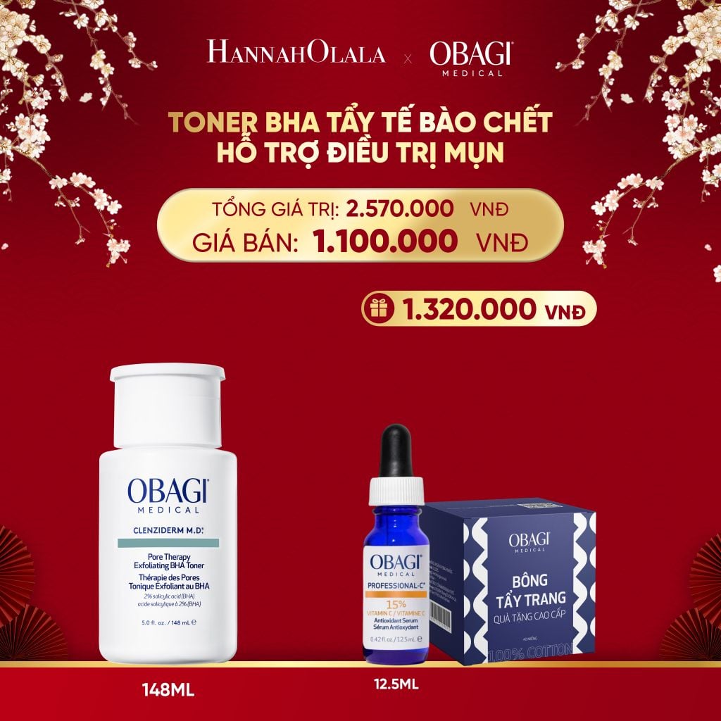  A1415_DEAL 8: TONER BHA TẨY TẾ BÀO CHẾT HỖ TRỢ ĐIỀU TRỊ MỤN 148ML​ 