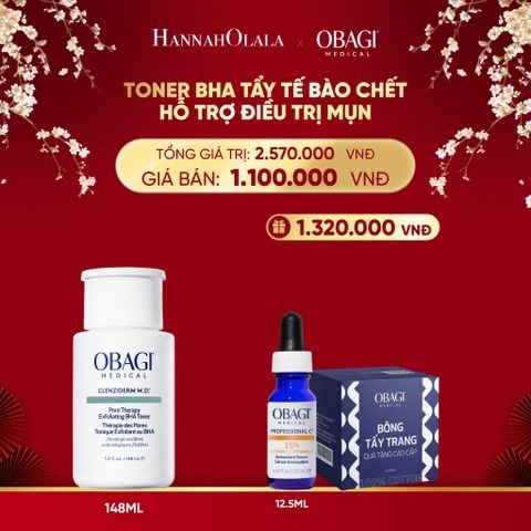  A1415_DEAL 8: TONER BHA TẨY TẾ BÀO CHẾT HỖ TRỢ ĐIỀU TRỊ MỤN 148ML​ 