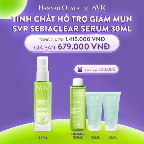  C16_DEAL 09.1: SẢN PHẨM CHĂM SÓC DA, HỖ TRỢ GIẢM MỤN MỜ THÂM SVR SEBIACLEAR SERUM 30ML 