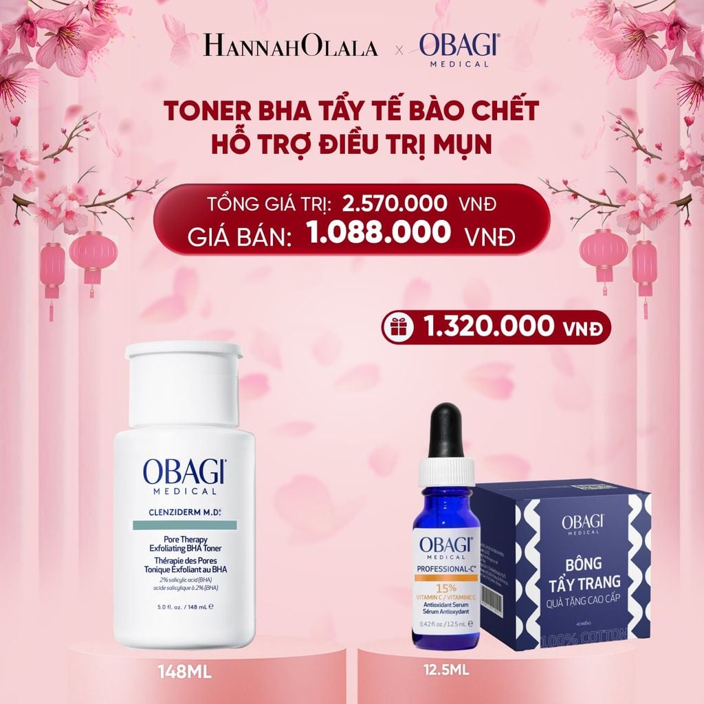  DEAL 9: TONER BHA TẨY TẾ BÀO CHẾT HỖ TRỢ ĐIỀU TRỊ MỤN 148ML​ 