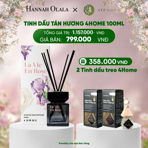  E104_DEAL 1: MUA TINH DẦU TÁN HƯƠNG 4HOME 100ML (MỚI) 