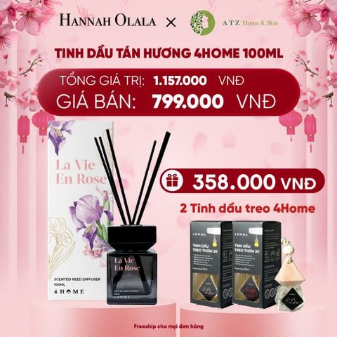  DEAL 1: MUA TINH DẦU TÁN HƯƠNG 4HOME 100ML (MỚI) 