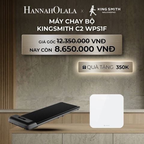  DEAL 1: MÁY CHẠY BỘ KINGSMITH C2 WPS1F 