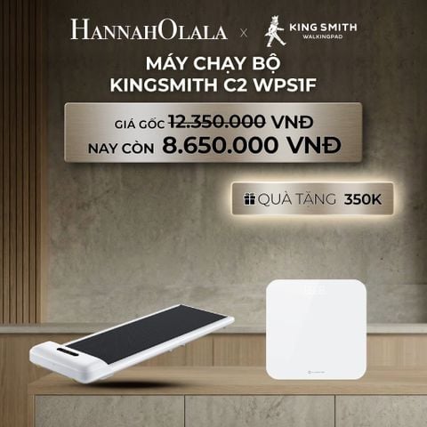  DEAL 1: MÁY CHẠY BỘ KINGSMITH C2 WPS1F 