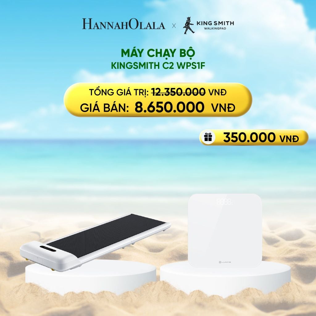  DEAL 1: MÁY CHẠY BỘ KINGSMITH C2 WPS1F 