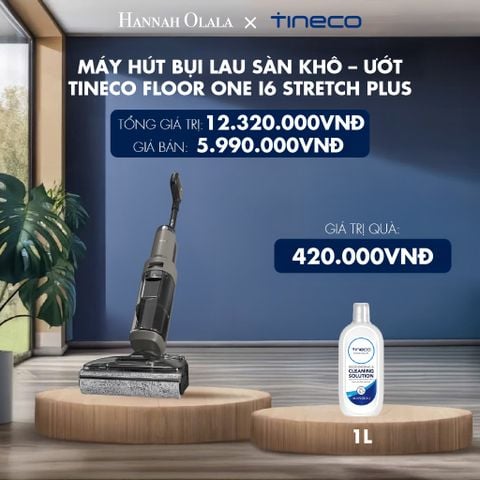 MÁY HÚT BỤI LAU SÀN KHÔ – ƯỚT TINECO FLOOR ONE I6 STRETCH PLUS - DEAL 1 