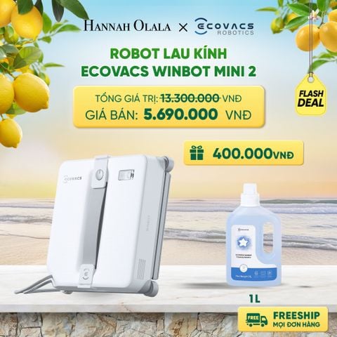  ROBOT LAU KÍNH ECOVACS WINBOT MINI 2 DEAL 1: 