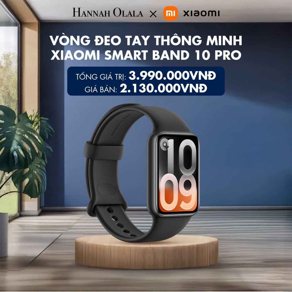  VÒNG ĐEO TAY THÔNG MINH XIAOMI SMART BAND 10 PRO - DEAL 1 