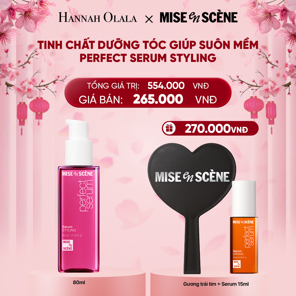  DEAL 1: TINH CHẤT DƯỠNG TÓC MISE EN SCENE PERFECT SERUM 80ML 