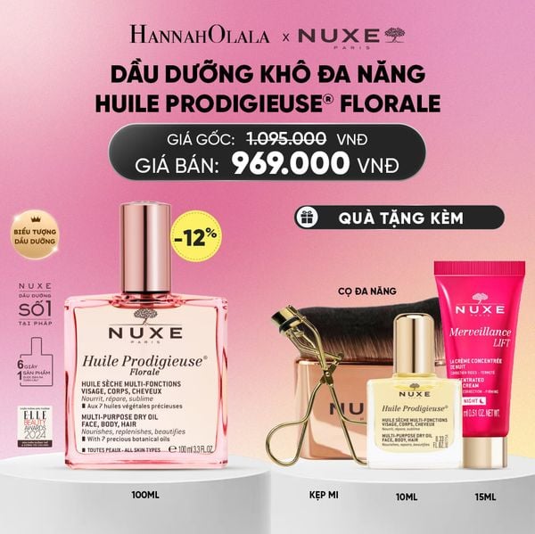  DEAL 1: DẦU DƯỠNG KHÔ ĐA NĂNG NUXE HUILE PRODIGIEUSE® 100ML (CHỌN HƯƠNG)_A888 