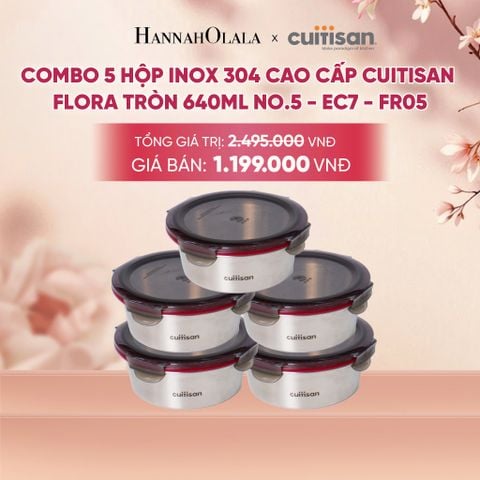  HỘP INOX 304 CAO CẤP CUITISAN FLORA - DEAL 1 