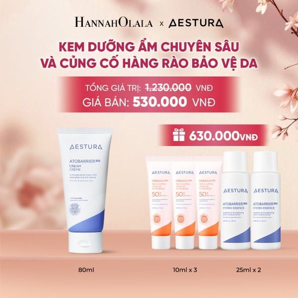  KEM DƯỠNG ẨM PHỤC HỒI VÀ CỦNG CỐ HÀNG RÀO BẢO VỆ DA AESTURA ATOBARRIER365 CREAM 80ML - A1647 