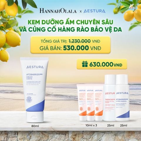  KEM DƯỠNG ẨM PHỤC HỒI VÀ CỦNG CỐ HÀNG RÀO BẢO VỆ DA AESTURA ATOBARRIER365 CREAM 80ML 