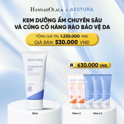  KEM DƯỠNG ẨM PHỤC HỒI VÀ CỦNG CỐ HÀNG RÀO BẢO VỆ DA AESTURA ATOBARRIER365 CREAM 80ML - E174 