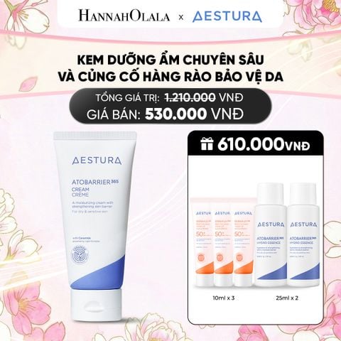  KEM DƯỠNG ẨM PHỤC HỒI VÀ CỦNG CỐ HÀNG RÀO BẢO VỆ DA AESTURA ATOBARRIER365 CREAM 80ML 