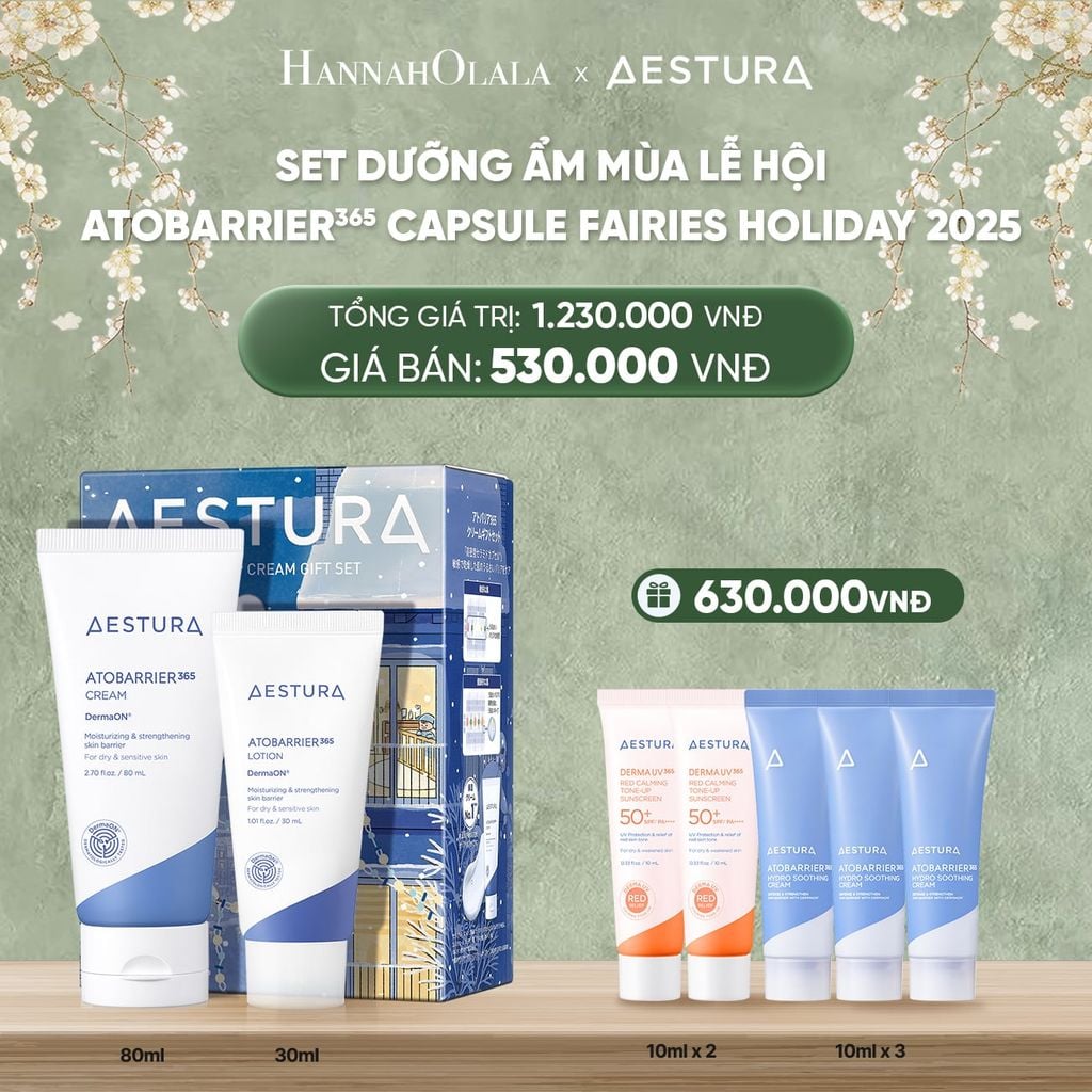  D1563_DEAL 1: KEM DƯỠNG ẨM PHỤC HỒI VÀ CỦNG CỐ HÀNG RÀO BẢO VỆ DA AESTURA ATOBARRIER365 CREAM 80ML 