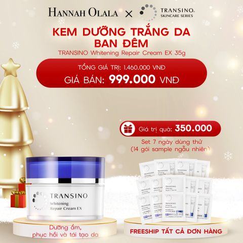  DEAL 1: KEM DƯỠNG TRẮNG DA TRANSINO 35g 
