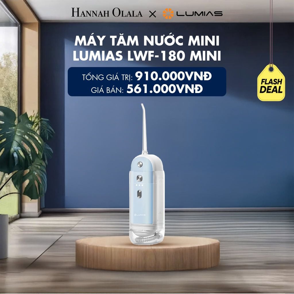  MÁY TĂM NƯỚC MINI LUMIAS LWF-180 MINI - DEAL 10 